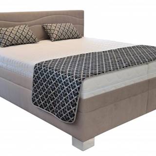 Čalúnená posteľ Windsor 200x200, vr. poloh. roštu, matraca a úp