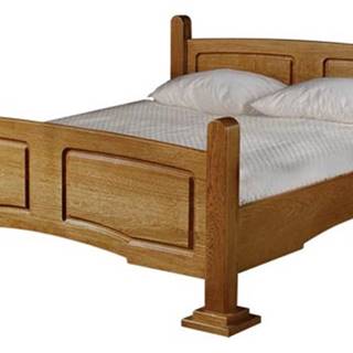 Kinga 160 rustikálna manželská posteľ drevo D3