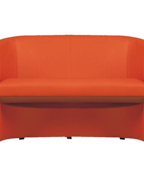 Oranžová stolička Kondela