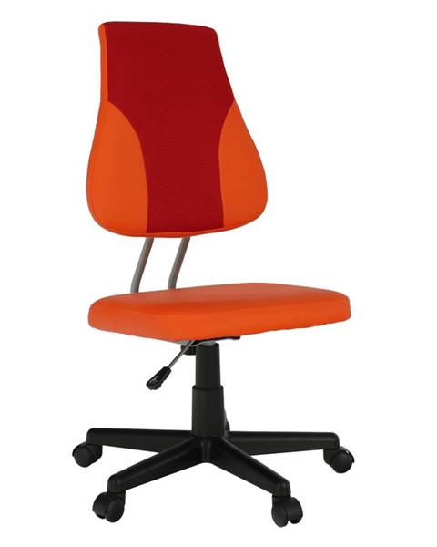 Oranžová stolička Kondela