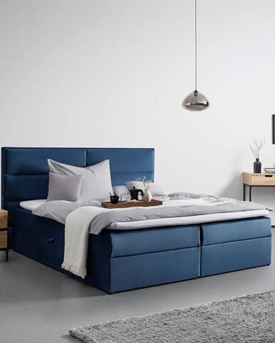 Modrá posteľ Möbelix