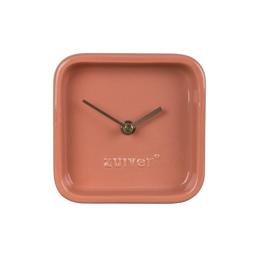 Zuiver Ružové stolové hodiny Zuiver Cute
