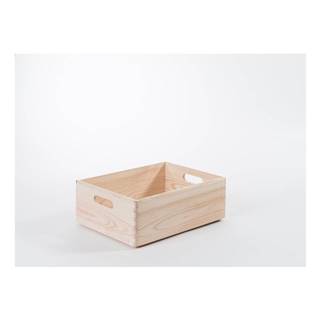 Compactor Úložný box z borovicového dreva Compactor Custom, 40 × 30 × 14 cm