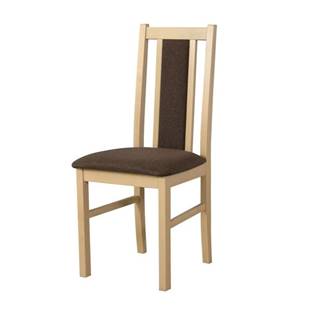 Jedálenská stolička BOLS 14 dub sonoma/hnedá